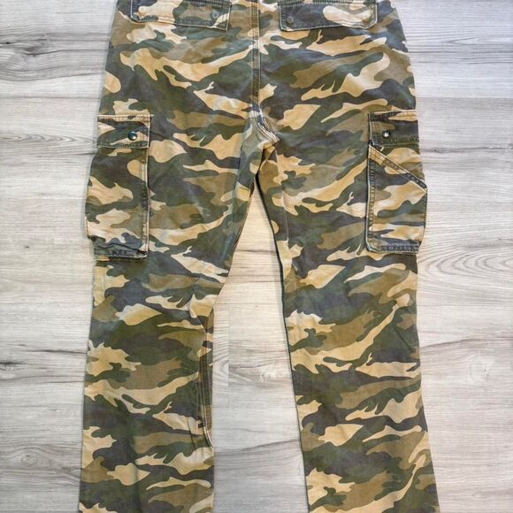 Carhartt Men's Khaki and Green Trousers